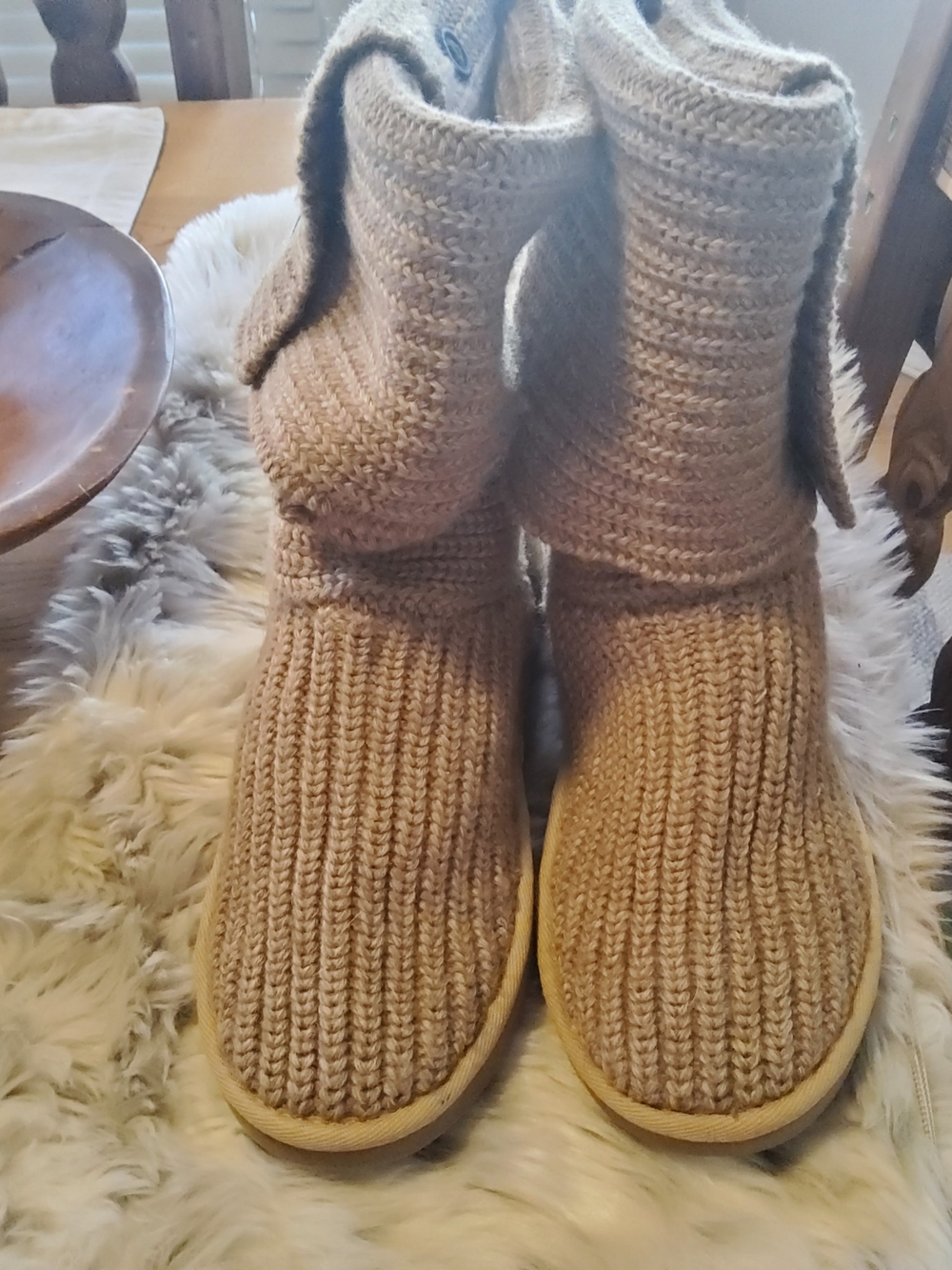 UGG Classic Cardy Boot Size 8 VGUC